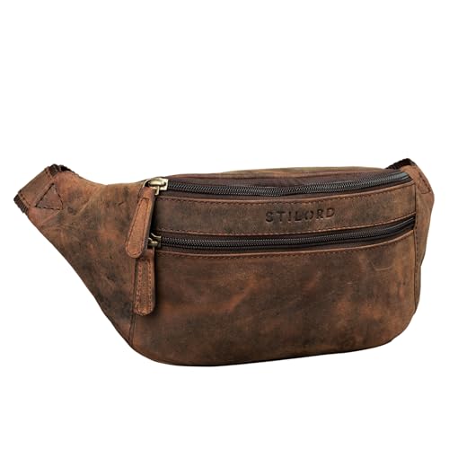 STILORD 'Marian' Gürteltasche Leder Vintage für Herren Damen Bauchtasche Hüfttasche für Handy Kosmetik Kamera Reisen Party Konzerte Festival Echtleder, Farbe:Colorado - braun STILORD 'Marian' Gürteltasche Leder Vintage für Herren Damen Bauchtasche Hüfttasche für Handy Kosmetik Kamera Reisen Party Konzerte Festival Echtleder, Farbe:Colorado - braun von STILORD