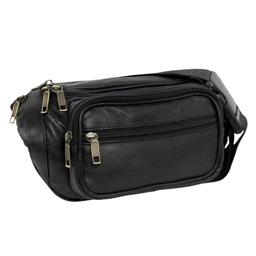 STILORD 'Maverick' Leder Bauchtasche Gürteltasche Umhängetasche Hüfttasche Kameratasche Handy Reise Festival Trekking Damen Herren weiches Leder, Farbe:schwarz STILORD 'Maverick' Leder Bauchtasche Gürteltasche Umhängetasche Hüfttasche Kameratasche Handy Reise Festival Trekking Damen Herren weiches Leder, Farbe:schwarz von STILORD