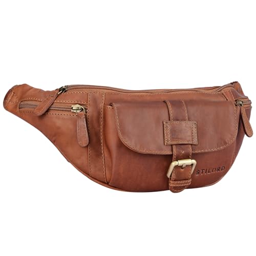STILORD 'Sam' Vintage Bauchtasche Leder Gürteltasche groß Herren Damen Hüfttasche mit Riemen für Reisen Festival Konzert Freizeit Echtleder, Farbe:Cognac - braun STILORD 'Sam' Vintage Bauchtasche Leder Gürteltasche groß Herren Damen Hüfttasche mit Riemen für Reisen Festival Konzert Freizeit Echtleder, Farbe:Cognac - braun von STILORD