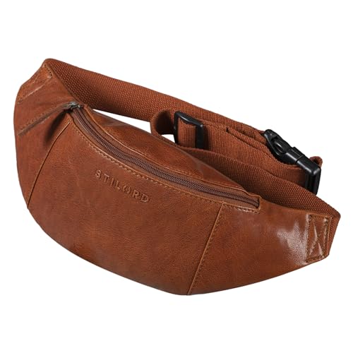 STILORD 'Shawn' Leder Gürteltasche groß Vintage - Hochwertige Echtleder Bauchtasche für Männer & Frauen Festivaltasche Hüfttasche Brust-Tasche für Herren und Damen, Farbe:maraska - braun STILORD 'Shawn' Leder Gürteltasche groß Vintage - Hochwertige Echtleder Bauchtasche für Männer & Frauen Festivaltasche Hüfttasche Brust-Tasche für Herren und Damen, Farbe:maraska - braun von STILORD