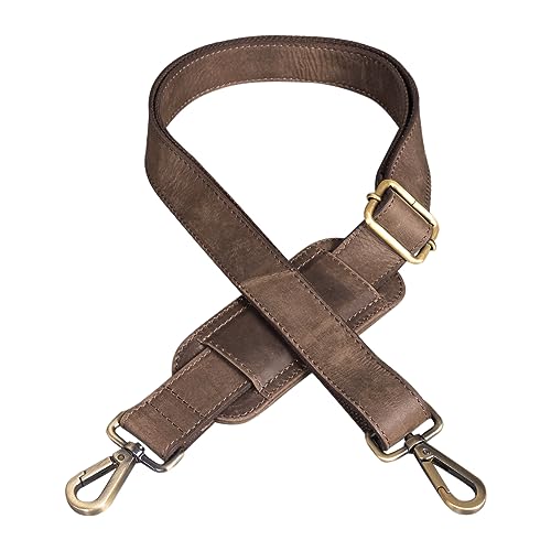 STILORD Taschengurt Breit Leder mit Karabiner und Polster zum Wechseln Schultergurt für Taschen Trageriemen Handtaschengurt für Umhängetasche Echtleder, Farbe:dunkel - braun STILORD Taschengurt Breit Leder mit Karabiner und Polster zum Wechseln Schultergurt für Taschen Trageriemen Handtaschengurt für Umhängetasche Echtleder, Farbe:dunkel - braun von STILORD