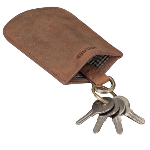 STILORD 'Toby' Schlüsseltasche Leder Schlüsselglocke Schlüsseletui Vintage Schlüsselmäppchen für viele Schlüssel Autoschlüssel Kleines Etui mit Schlüsselring, Farbe:Torino - braun STILORD 'Toby' Schlüsseltasche Leder Schlüsselglocke Schlüsseletui Vintage Schlüsselmäppchen für viele Schlüssel Autoschlüssel Kleines Etui mit Schlüsselring, Farbe:Torino - braun von STILORD