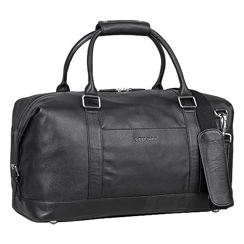 STILORD 'Viator' Leder Reisetasche Groß für Damen und Herren XL Duffel Bag für Urlaub Reisen Sport Moderner Vintage Weekender aus Hochwertigem Echtleder, Farbe:schwarz STILORD 'Viator' Leder Reisetasche Groß für Damen und Herren XL Duffel Bag für Urlaub Reisen Sport Moderner Vintage Weekender aus Hochwertigem Echtleder, Farbe:schwarz von STILORD