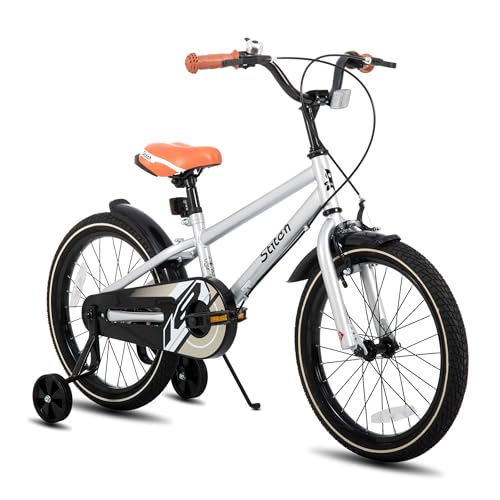 STITCH 20 Zoll Kinderfahrrad für 6-9 jährige Jungen, 20" Zoll Fahrrad für Jungen mit Stützräder, Silber STITCH 20 Zoll Kinderfahrrad für 6-9 jährige Jungen, 20" Zoll Fahrrad für Jungen mit Stützräder, Silber von STITCH