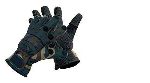 STMK Camouflage Thermo Angel und Freizeithandschuh, Fahrrad, Neoprene, Größe XL, 3 Finger abklappbar STMK Camouflage Thermo Angel und Freizeithandschuh, Fahrrad, Neoprene, Größe XL, 3 Finger abklappbar von STMK