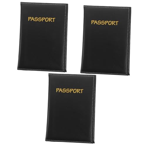 STOBOK 3 Stück Reisepass Etui Reisepass Beutel Karten Schutztasche Für Karten Reisepass Halter Für Reisen Reisepass Behälter Reisepass Aufbewahrungstasche Reisepass Halter Für von STOBOK