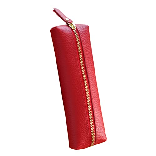 STOBOK Federtasche Stift-Organizer Federmäppchen Groß Bleistiftbehälter Kleines Federmäppchen Für Erwachsene Federmäppchen Speziell Farbiges Federmäppchen Gamer-federmäppchen Bleistifte Legierung Rot von STOBOK