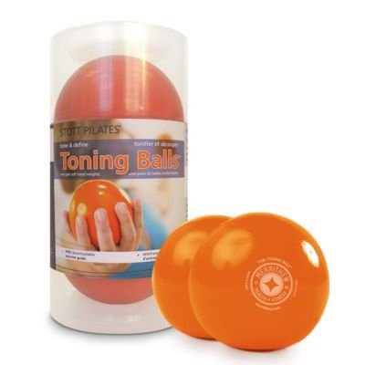 Scott Pilates Toning-Bälle, 2er-Pack Orange orange 1 LB von STOTT PILATES
