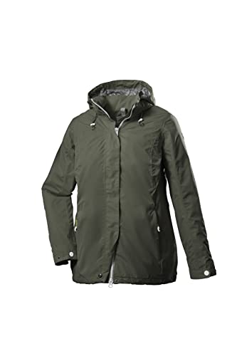 STOY Damen Funktionsjacke/Outdoorjacke mit abzippbarer Kapuze STS 11 WMN JCKT, helloliv, 46, 39624-000 von STOY