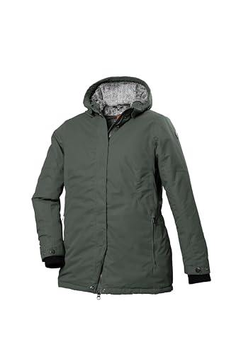 STOY Damen Funktionsjacke mit Kapuze - Große Größen STW 4 WMN JCKT, dunkelmint, 44, 41913-000 von STOY