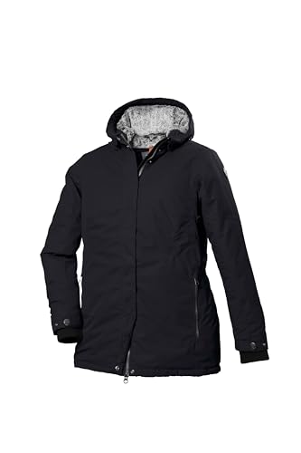 STOY Damen Funktionsjacke mit Kapuze - Große Größen STW 4 WMN JCKT, schwarz blau, 48, 41913-000 von STOY