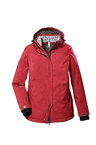 STOY Damen Funktionsjacke mit abzippbarer Kapuze Große Größen STW 9 WMN JCKT, dunkelrose, 44, 39795-000 von STOY