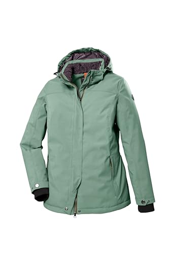 STOY Damen Funktionsjacke mit abzippbarer Kapuze Große Größen STW 9 WMN JCKT, pistazie, 44, 39795-000 von STOY