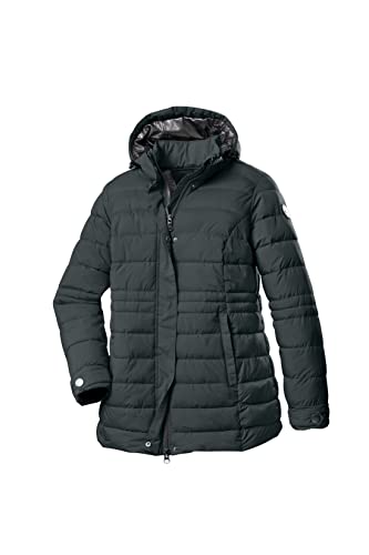 STOY Damen Jacke in Daunenoptik/Steppjacke mit abzippbarer Kapuze STW 11 WMN QLTD JCKT, schwarz, 44, 38825-000 von STOY