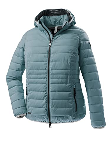 STOY Damen Jacke in Daunenoptik/Steppjacke mit abzippbarer Kapuze - große größen STS 17 WMN QLTD JCKT, hell blaugrün, 44, 38228-000 STOY Damen Jacke in Daunenoptik/Steppjacke mit abzippbarer Kapuze - große größen STS 17 WMN QLTD JCKT, hell blaugrün, 44, 38228-000 von STOY