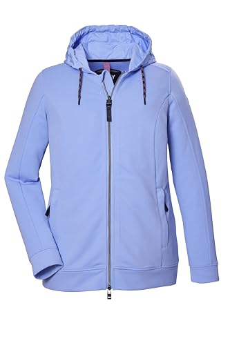 STOY Damen Powerstretchjacke mit Kapuze STS 1 WMN FLX JCKT, hellblau, 48, 43083-000 von STOY