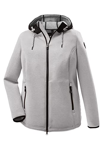 STOY Damen Scuba Jacke mit Kapuze - große größen STS 1 WMN JCKT, gebrochenes weiss, 44, 38098-000 von STOY