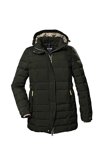 STOY Damen Steppjacke mit abzippbarer Kapuze - Große Größen STW 6 WMN QLTD JCKT, dunkeloliv, 52, 39791-000 STOY Damen Steppjacke mit abzippbarer Kapuze - Große Größen STW 6 WMN QLTD JCKT, dunkeloliv, 52, 39791-000 von STOY