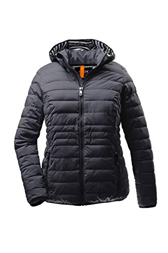 STOY Damen Steppjacke mit abzippbarer Kapuze - große Größen - Thiant WMN Quilted JCKT A, dunkelnavy, 48; 36962-000 von STOY