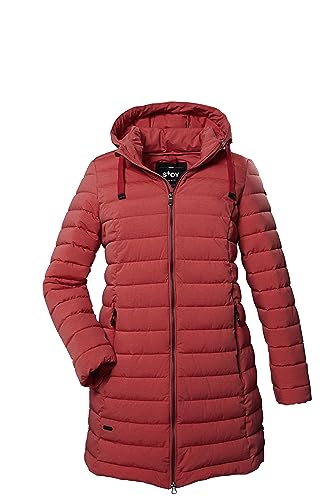 STOY Damen Steppparka/Parka mit abzippbarer Kapuze - Große Größen STW 5 WMN QLTD PRK, dunkelrose, 48, 39790-000 von STOY