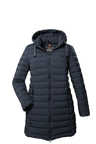 STOY Damen Steppparka/Parka mit abzippbarer Kapuze - Große Größen STW 5 WMN QLTD PRK, sturmblau, 46, 39790-000 von STOY