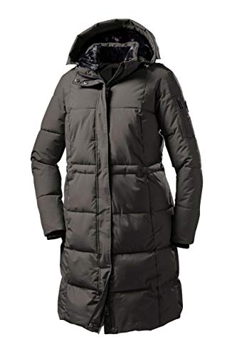 STOY Damen Mantel WMN Quilted CT - Parka in Daunenoptik mit abzippbarer Kapuze - Steppmantel in großen Größen, anthrazit, 44, 36024-000 STOY Damen Mantel WMN Quilted CT - Parka in Daunenoptik mit abzippbarer Kapuze - Steppmantel in großen Größen, anthrazit, 44, 36024-000 von STOY