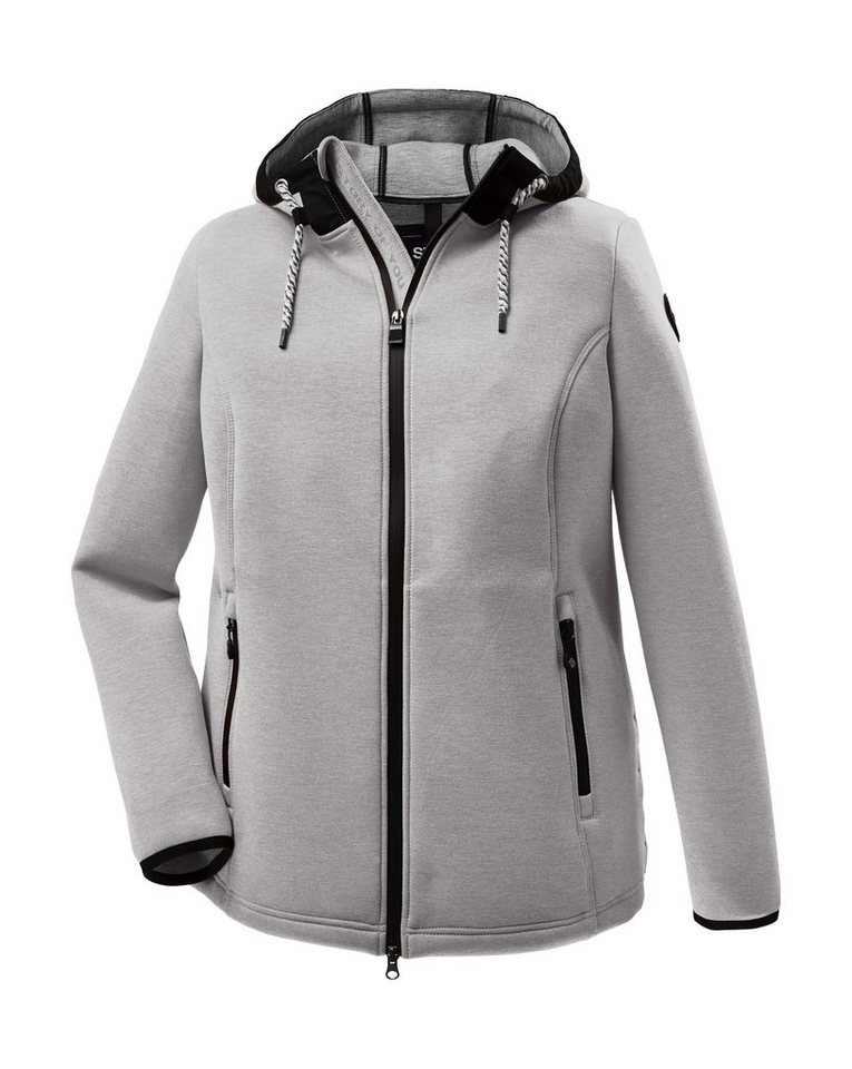 STOY Funktionsjacke STS 1 WMN JCKT Elastische Scuba-Jacke mit verstellbarer Kapuze von STOY