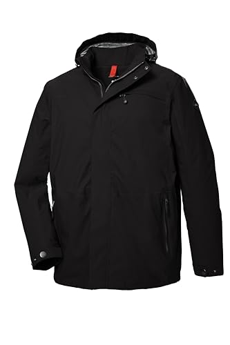 STOY Herren Funktionsjacke/Outdoorjacke mit abzippbarer Kapuze - Große Größen STS 5 MN JCKT, midnight, 6XL, 41409-000 von STOY