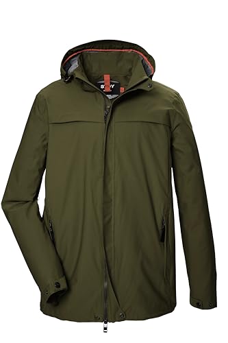 STOY Herren Funktionsjacke/Outdoorjacke wasserdicht mit abzippbarer Kapuze - Große Größen STS 14 MN JCKT, oliv, 3XL, 43102-000 von STOY