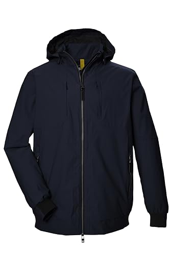 STOY Herren Funktionsjacke -Blouson wasserdicht mit abnehmbarer Kapuze - Große Größen STS 16 MN BLSN, dunkelnavy, 6XL, 43104-000 von STOY