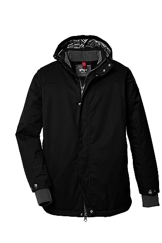 STOY Herren Funktionsjacke mit abzippbarer Kapuze - Große Größen STW 18 MN JCKT, schwarz, 5XL, 39810-000 STOY Herren Funktionsjacke mit abzippbarer Kapuze - Große Größen STW 18 MN JCKT, schwarz, 5XL, 39810-000 von STOY