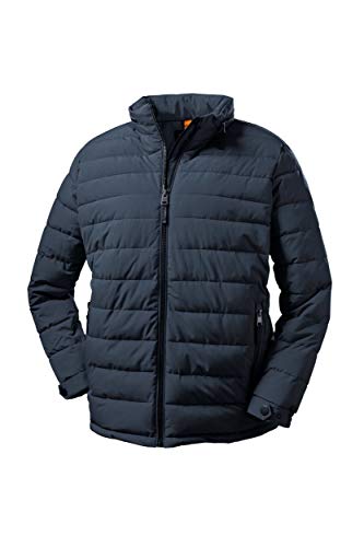 STOY Herren MN Quilted Jckt A Jacke In Daunenoptik Mit Einrollbarer Kapuze, dunkelnavy, 3XL von STOY