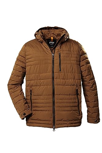 STOY Herren Steppjacke mit abzippbarer Kapuze - Große Größen STW 16 MN QLTD JCKT, zimt, 4XL, 39806-000 von STOY