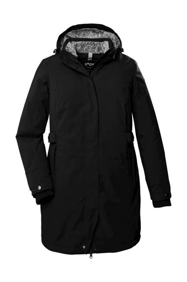 STOY Parka STW 11 WMN PRK Wasserdichter, atmungsaktiver Damenparka mit abnehmbarer Kapuze von STOY