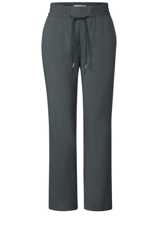 STREET ONE Jogger Pants - Joggpants im Loose Fit - Middle Waist mit Slim Legs von STREET ONE