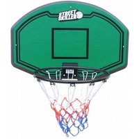 STREETSKILLER Basketballkorb mit Brett und Wandhalterung grün/schwarz von STREETSKILLER