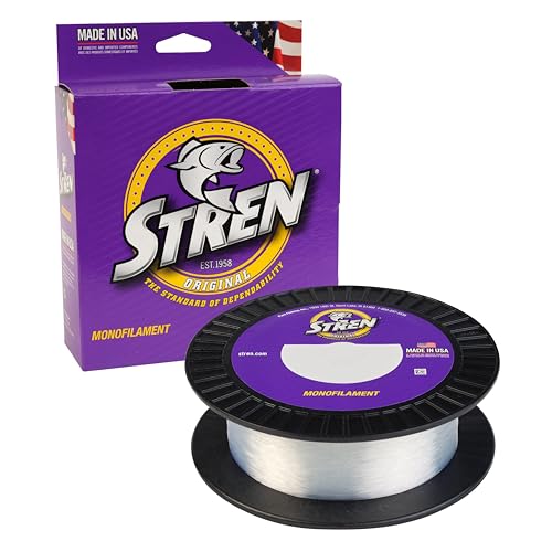 STREN Unisex-Erwachsene Original Monofilament Monofile Angelschnur, Transparent/Blau fluoreszierend, 1000 Yd, Pound Test 12 STREN Unisex-Erwachsene Original Monofilament Monofile Angelschnur, Transparent/Blau fluoreszierend, 1000 Yd, Pound Test 12 von STREN