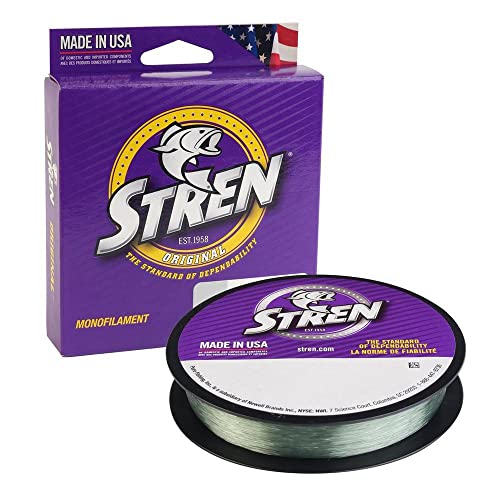 Stren Unisex-Erwachsene Original Monofilament Monofile Angelschnur, Lo-Vis Green, 330yd von STREN