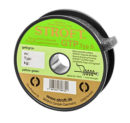 WAKU STROFT GTP S Typ 1 Gelbgrün 150m Geflochtene Angelschnur 5,00 Kg WAKU STROFT GTP S Typ 1 Gelbgrün 150m Geflochtene Angelschnur 5,00 Kg von Stroft