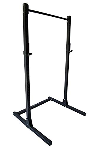 STRONG GAINS SR2.1 Squat Rack, Kniebeugenständer, Hantelständer, Hantelablage, mit Klimmzugstange (ohne 50 cm Savety Arms) von STRONG GAINS