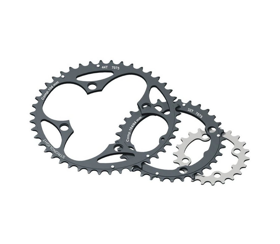 STRONGLIGHT Fahrradketten Kettenblatt MTB 104/64 innen 24 Zähne, 9-fach, Stahl STRONGLIGHT Fahrradketten Kettenblatt MTB 104/64 innen 24 Zähne, 9-fach, Stahl von STRONGLIGHT