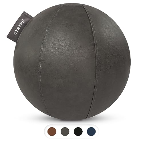 STRYVE Active Ball Stone Grey 65cm – Design Award GEWINNER – Kunstleder-Gymnastikball für Fitness, Yoga, Pilates – Ergonomischer Sitzball fürs Büro, inkl. Luftpumpe & E-Book, belastbar bis 150kg STRYVE Active Ball Stone Grey 65cm – Design Award GEWINNER – Kunstleder-Gymnastikball für Fitness, Yoga, Pilates – Ergonomischer Sitzball fürs Büro, inkl. Luftpumpe & E-Book, belastbar bis 150kg von STRYVE