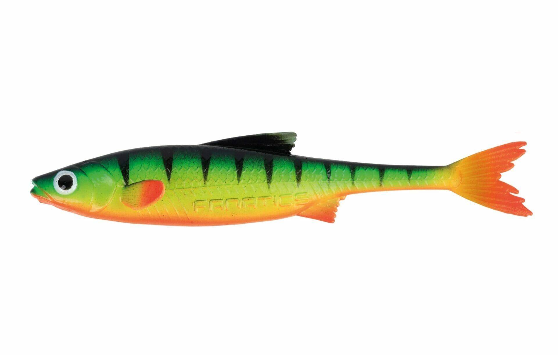 Gummiköder - Stucki Real Rider FISH Tail 12cm/9.1g - Firetiger von STUCKI FISHING