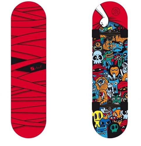 Skully Skateboard, 24" x 6,5",red Skully Skateboard, 24" x 6,5",red von stuf