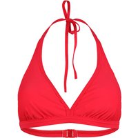 Stuf Solid 1-L, Damen Neckholder Top Bikini red 36 von STUF