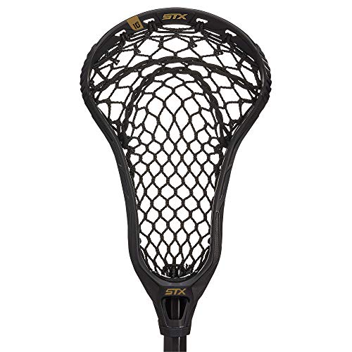 STX Lacrosse Fortress 700 Saitenkopf mit Crux Mesh Pro Tasche, Schwarz STX Lacrosse Fortress 700 Saitenkopf mit Crux Mesh Pro Tasche, Schwarz von STX