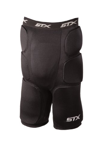 STX Lacrosse vorzubeugen Torwart Hose, Herren, schwarz, Medium STX Lacrosse vorzubeugen Torwart Hose, Herren, schwarz, Medium von STX