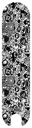 STYLISH SCOOTERS Unisex Jugend Sticker Bomb Black Vinyl für Elektroroller, bunt, universal STYLISH SCOOTERS Unisex Jugend Sticker Bomb Black Vinyl für Elektroroller, bunt, universal von STYLISH SCOOTERS