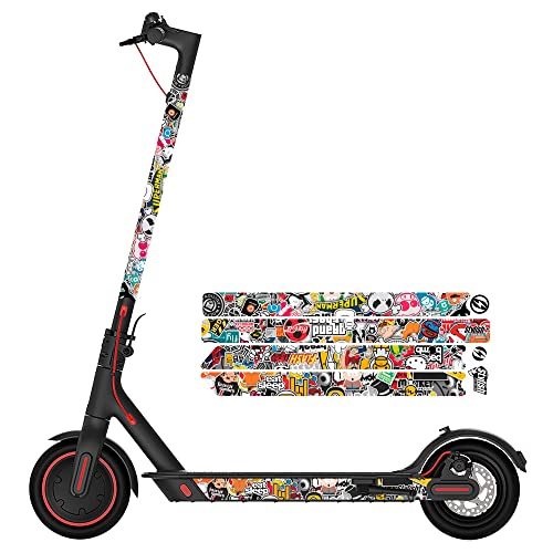 STYLISH SCOOTERS Unisex Jugend Sticker Bomb Vinyl für Elektroroller, bunt, universal STYLISH SCOOTERS Unisex Jugend Sticker Bomb Vinyl für Elektroroller, bunt, universal von STYLISH SCOOTERS
