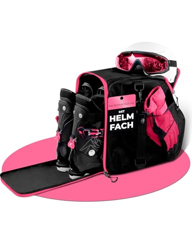 STYNGARD Skischuhtasche Kinder Skischuhtasche mit Helmfach [40 L] - Tasche für Skischuhe für Kinder mit extra Stauraum für Helm und Skizubehör - Modell ISCHGL von STYNGARD